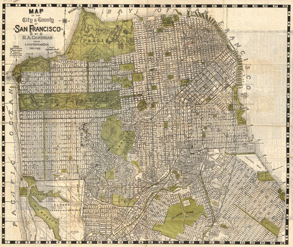 Map of the City & County of San Francisco. - Main View