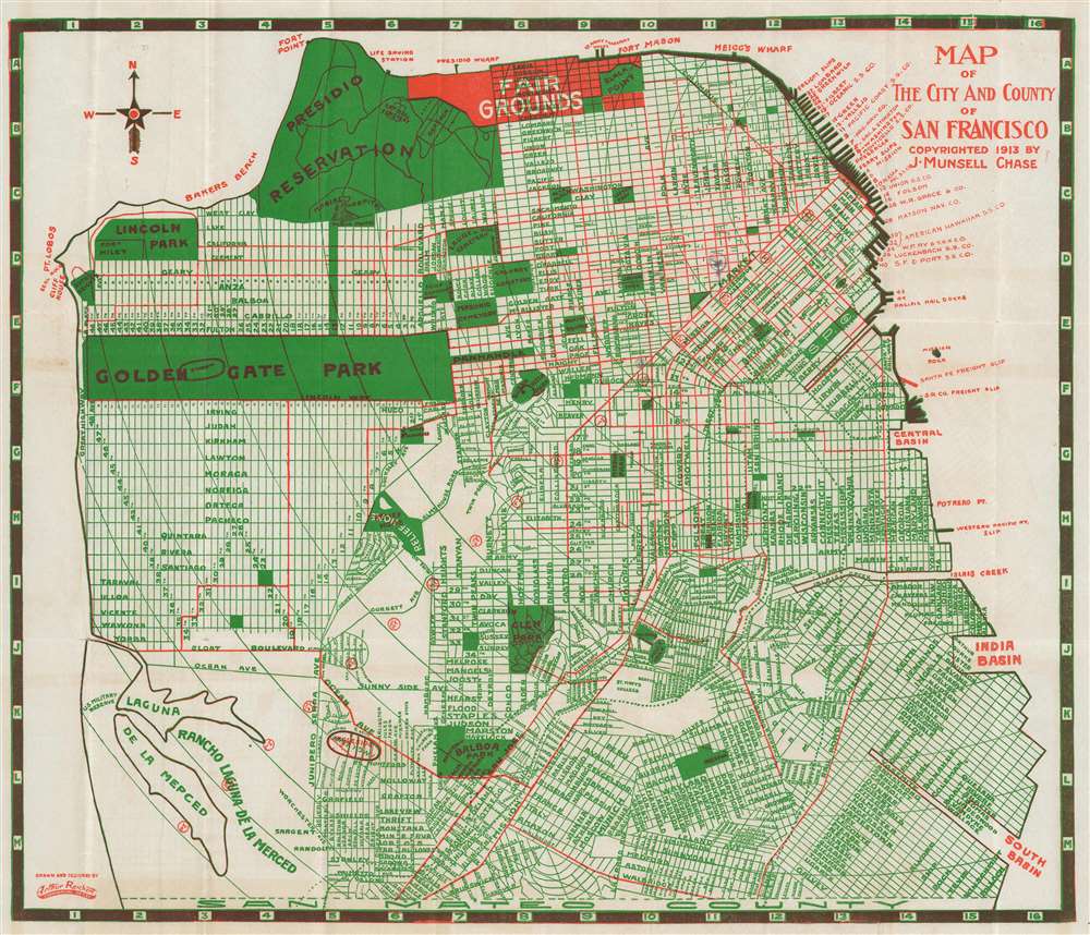 Map of The City and County of San Francisco. - Main View