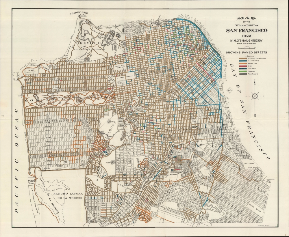 Map of the City and County of San Francisco. - Main View