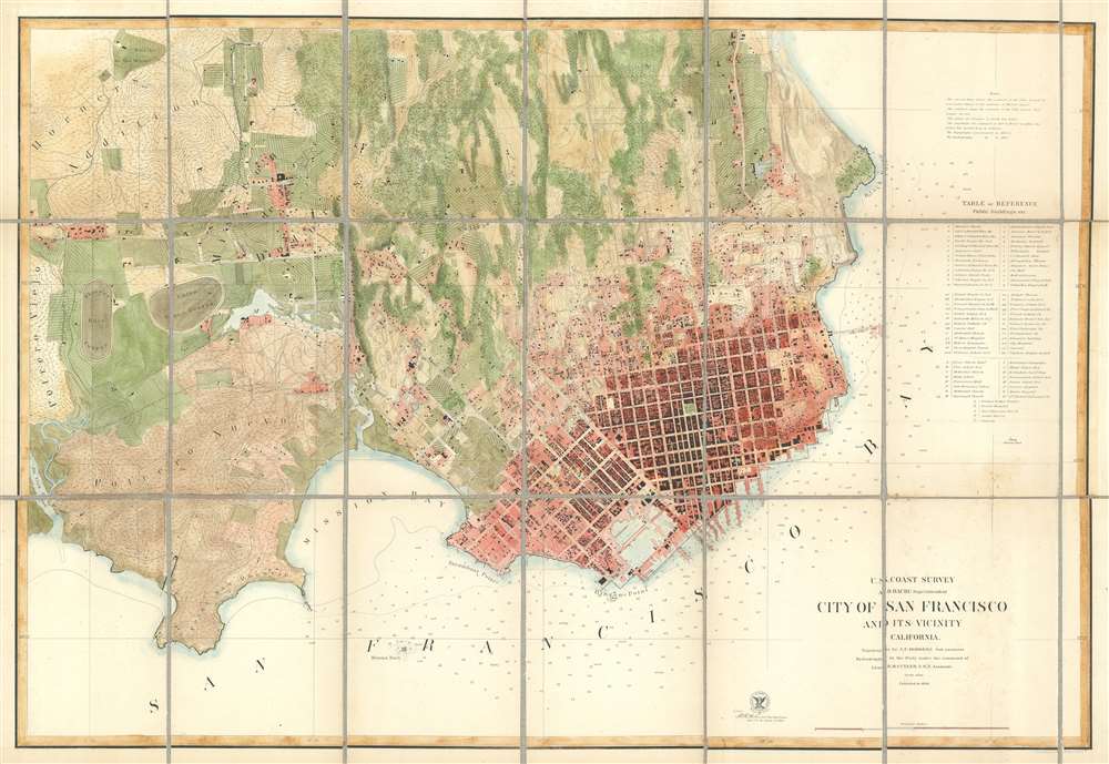 City of San Francisco and its Vicinity California. - Main View