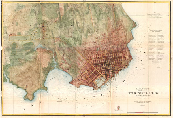 City of San Francisco and its Vicinity California. - Main View