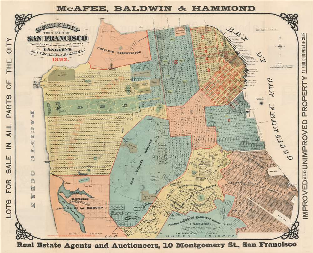 Guide Map of the City of San Francisco. - Main View