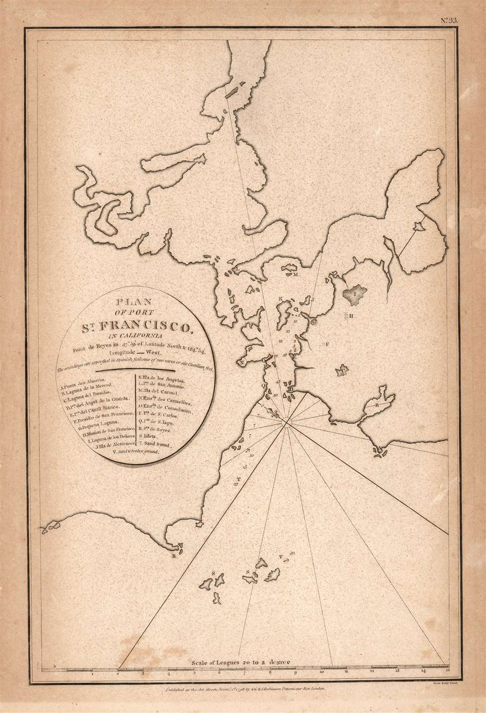 Plan of Port St. Francisco in California. - Main View