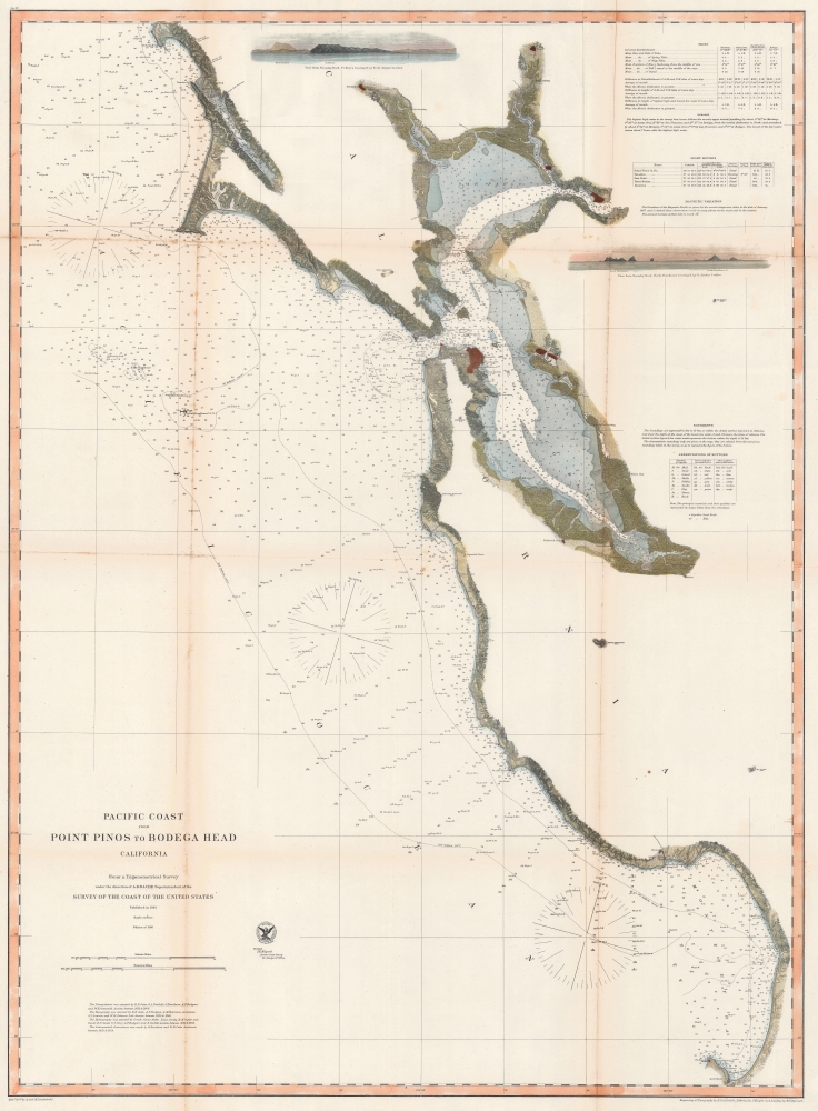 Pacific Coast from Point Pinos to Bodega Head California. - Main View