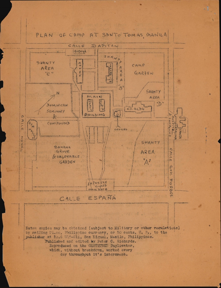The Liberation Bulletin of Phillipine Internment Camp No: I. At Santo Tomas University. Manila, Philippines. February 3rd., 1945. - Alternate View 7