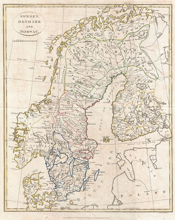Sweden, Denmark and Norway. - Main View