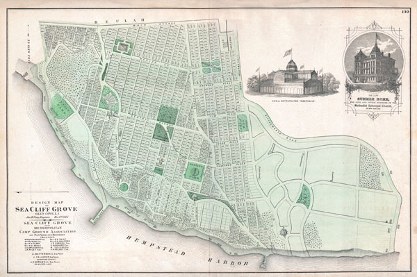 Design Map of Sea Cliff Grove, Glen Cove, L.I. - Main View