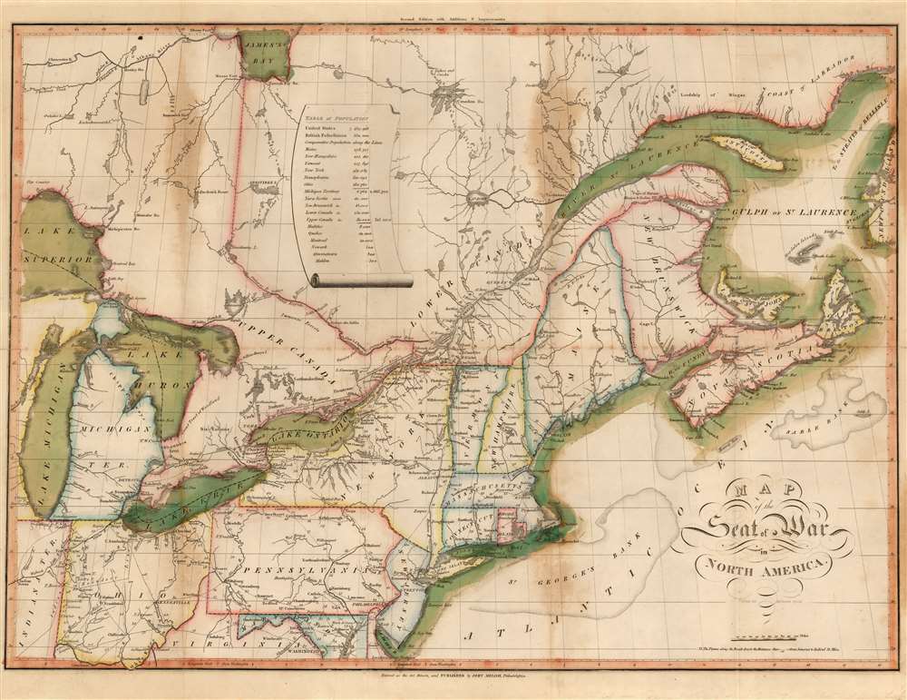 Map of the Seat of War in North America. - Main View