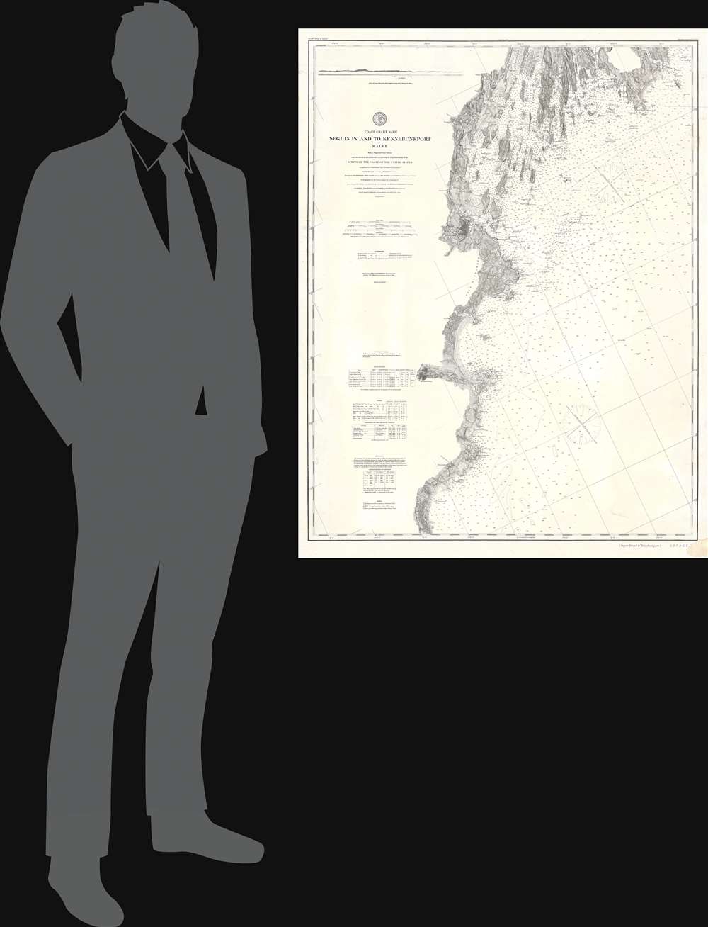 Coast Chart No. 107 Seguin Island to Kennebunkport Maine. - Alternate View 1
