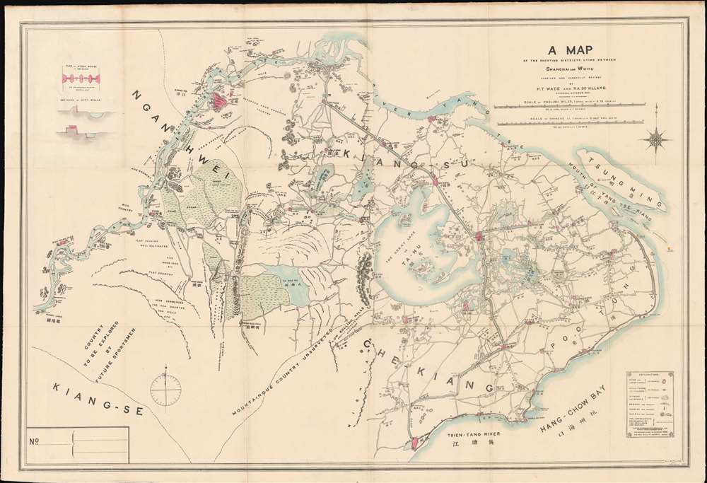 A Map of the Shooting Districts Lying Between Shanghai and Wuhu. - Main View