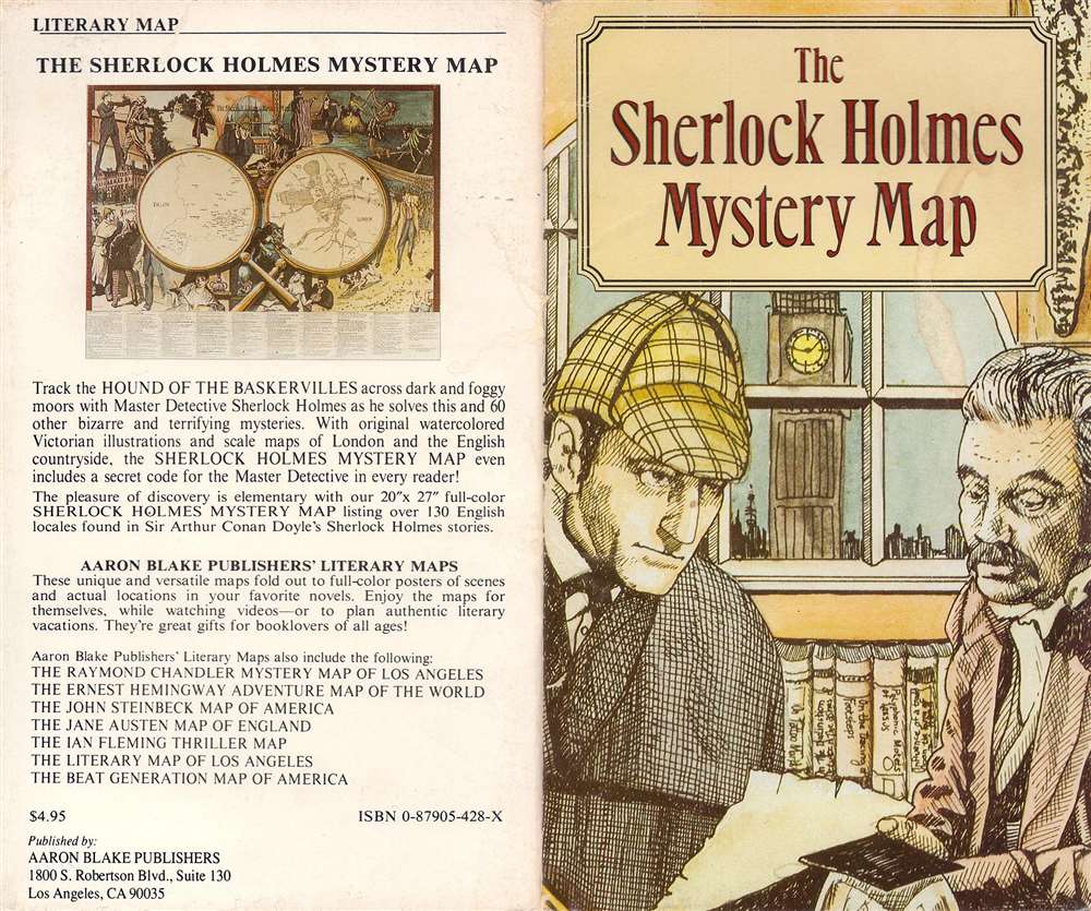 The Sherlock Holmes Mystery Map. - Alternate View 1
