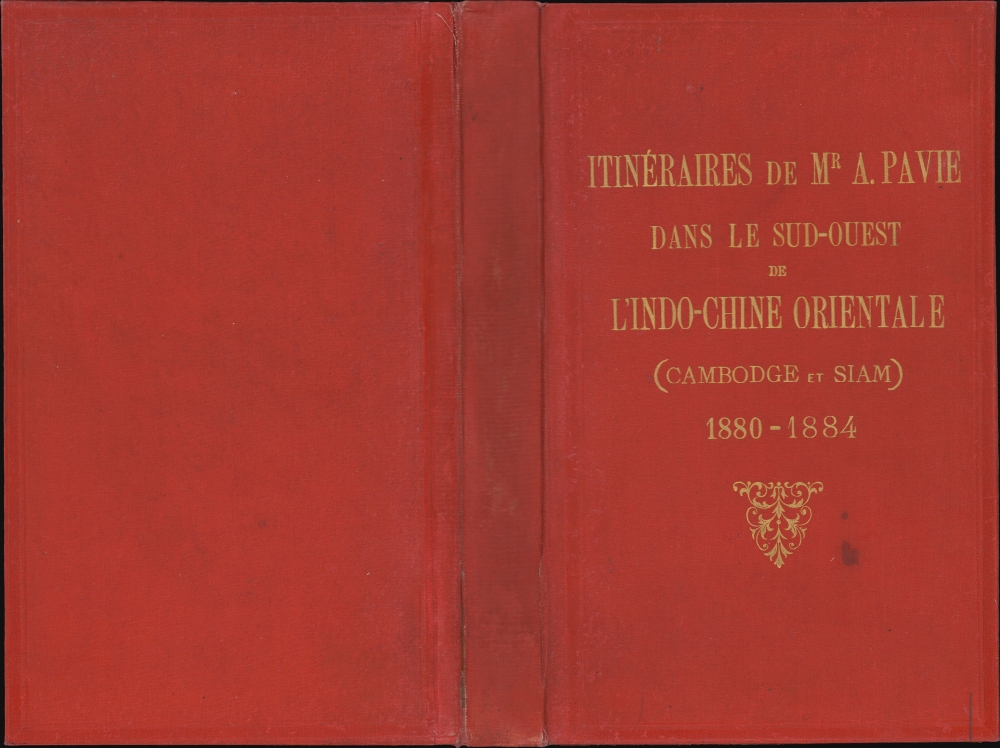 Itinéraires de Mr. A. Pavie dans le sud-ouest de L'Indo-Chine Orientale (Cambodge et Siam) (1880 - 1884). - Alternate View 2