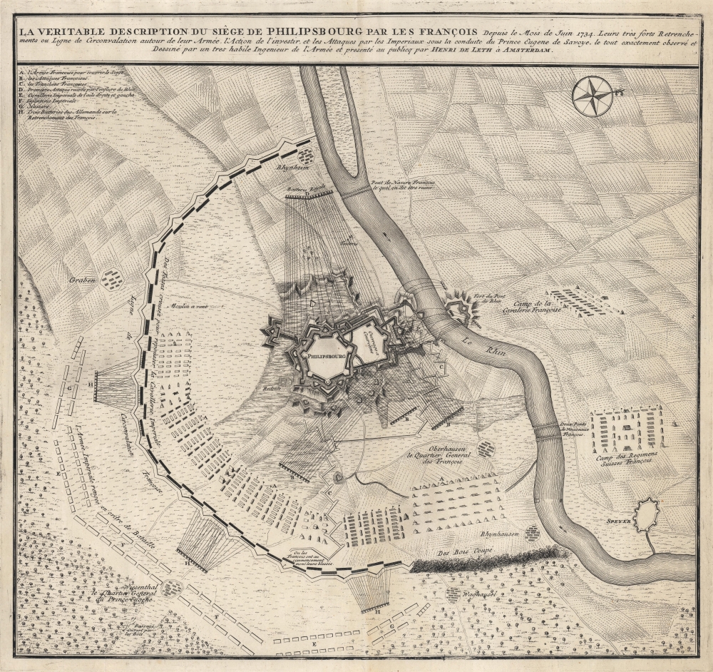 La Veritable Description du Siêge de Philipsbourg par les François. - Main View