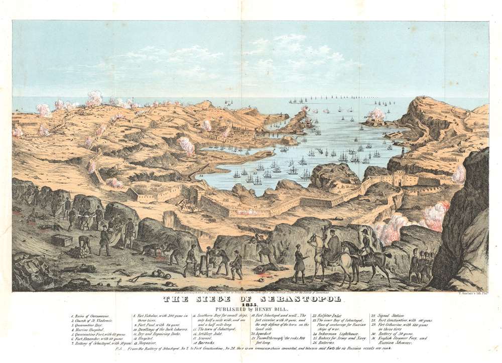 The Siege of Sebastopol. 1855. - Main View