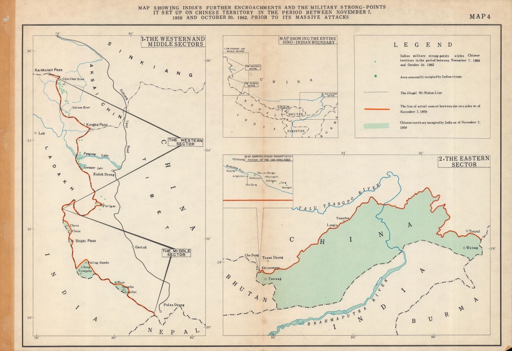 Peking Review 47 and 48, Sino-Indian Border Dispute. - Alternate View 4