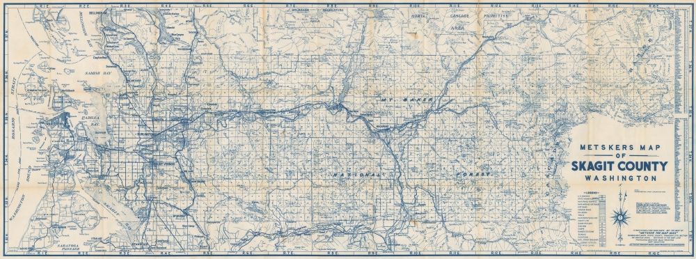 Metsker's Map of Skagit County, Washington. - Main View