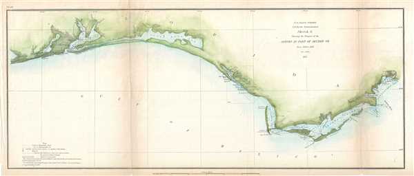 Sketch G Showing the Progress of the Survey in Part of Section VII From 1849 to 1855. - Main View