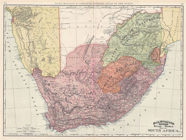 Map of South Africa. - Main View