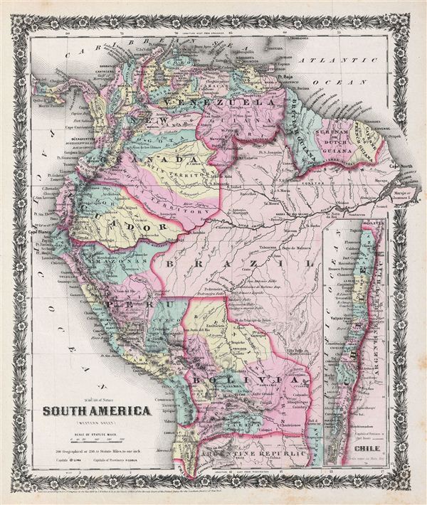 South America (western sheet). - Main View