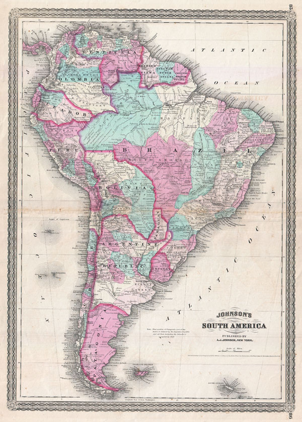 Johnson's South America. - Main View