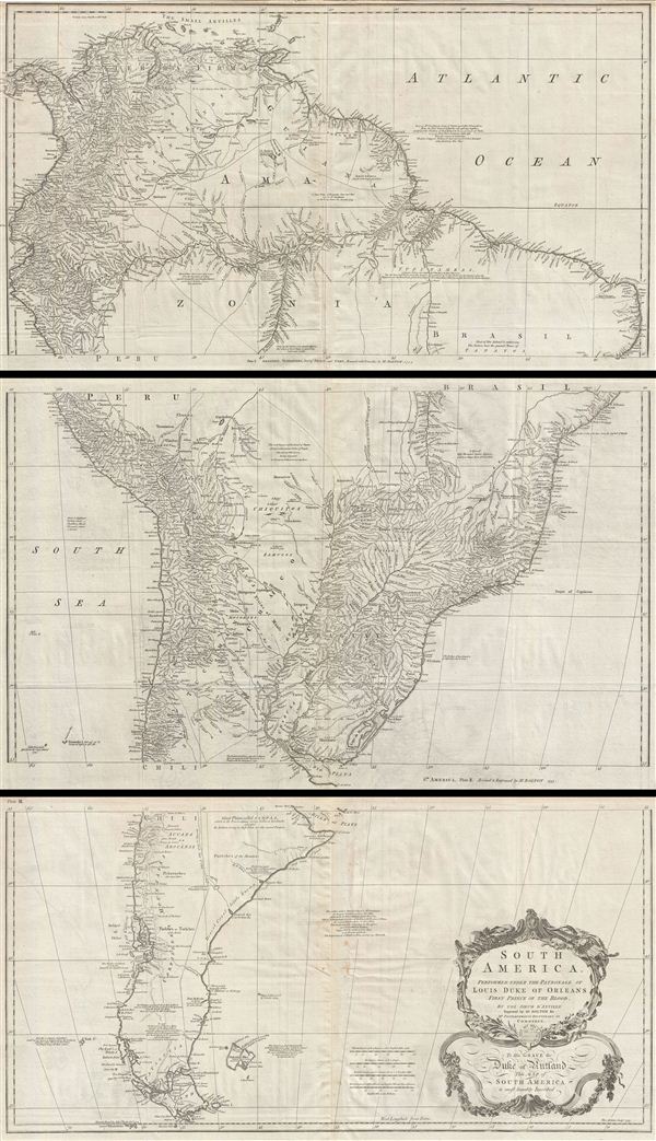 South America.  Performed Under the Patronage of Louis Duke of Orleans First Prince of the Blood. - Main View