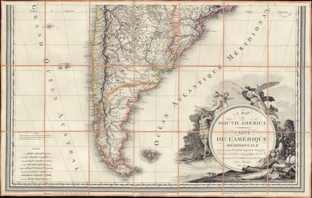 A Map of South America. / Carte de L'Amérique Méridionale. - Alternate View 3