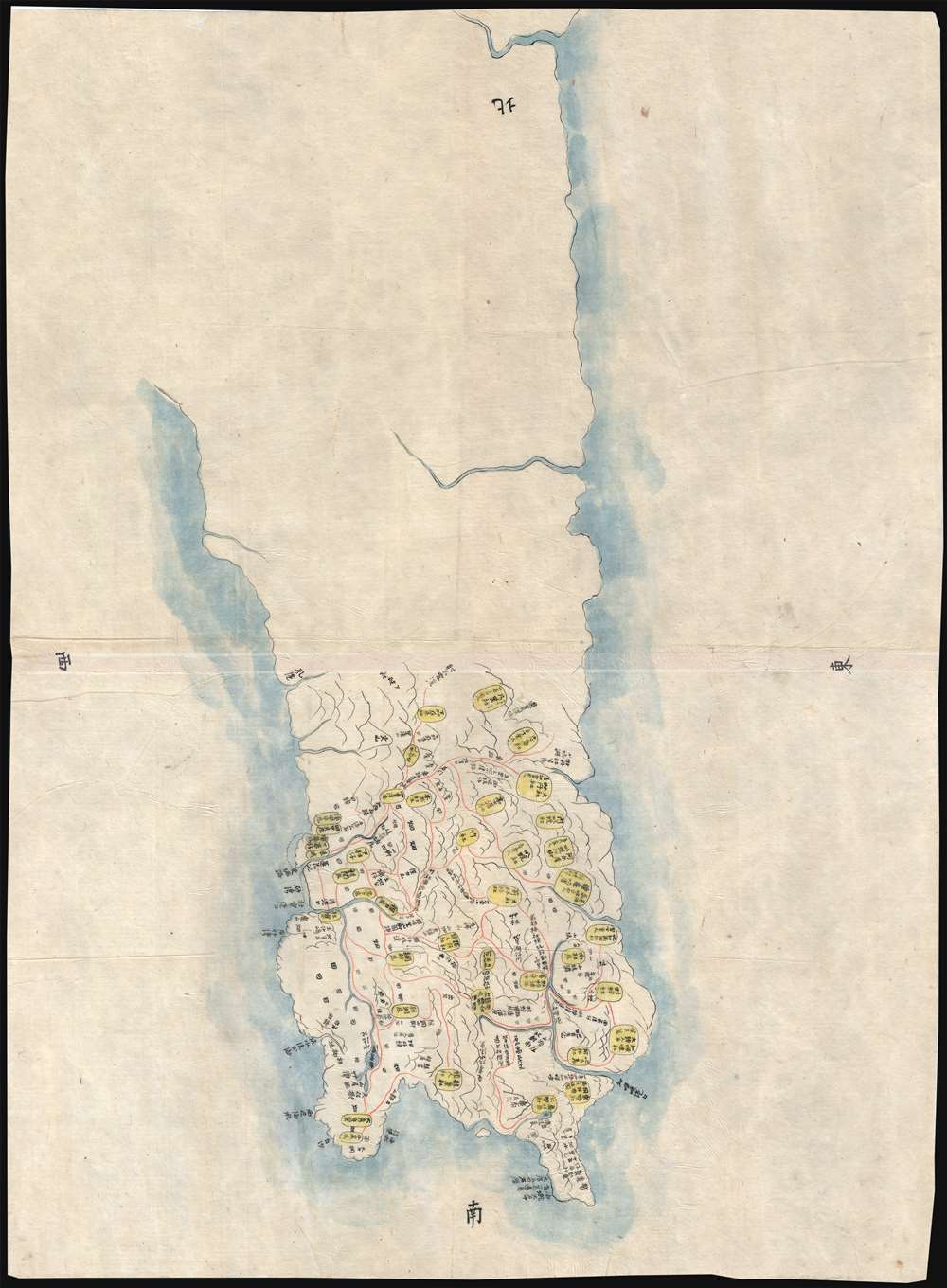 [Map of the Southern Part of Taiwan] - Main View