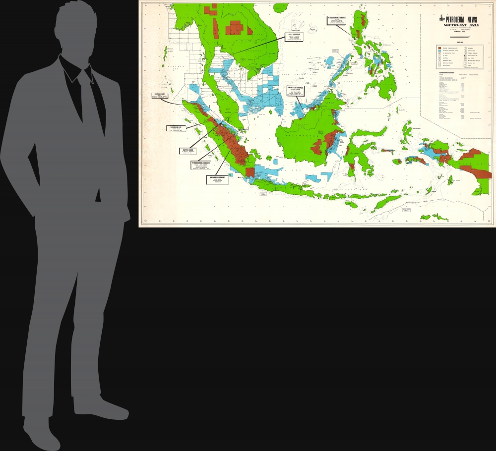 Petroleum News Southeast Asia Oil and Gas Map. - Alternate View 1