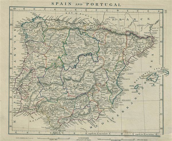 Spain and Portugal. - Main View