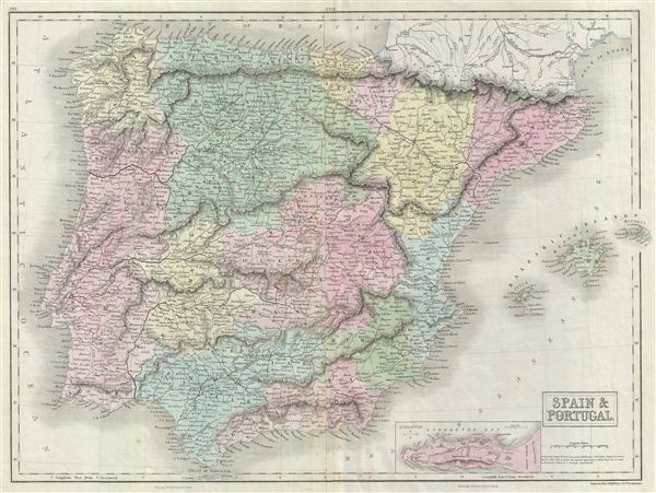 Spain & Portugal. - Main View