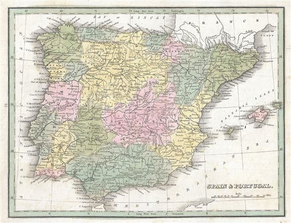 Spain and Portugal. - Main View