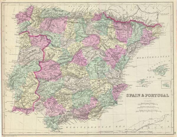 Spain & Portugal. - Main View
