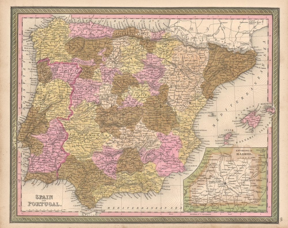 Spain and Portugal. - Main View