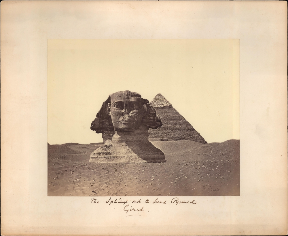 The Sphinx and the Second Pyramid Gizah. - Main View