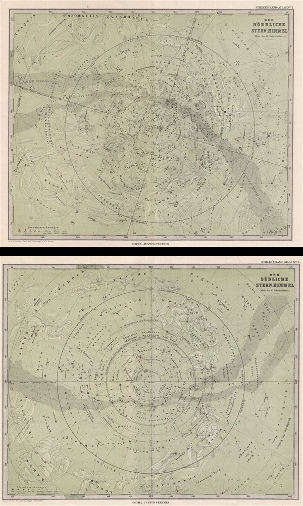 Der Nordliche Stern.Himmel.   Der Sudliche Stern.Himmel. - Main View