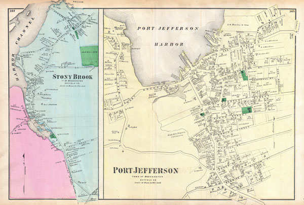 Port Jefferson, Town of Brookhaven, Suffolk Co. / Stony Brook, Town of Brookhaven, Suffolk, Co. - Main View