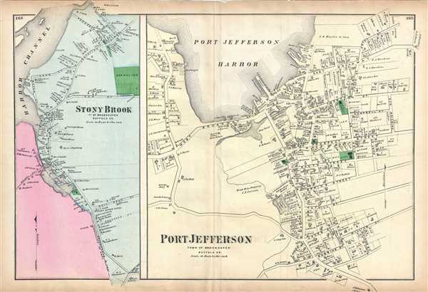 Port Jefferson, Town of Brookhaven, Suffolk Co. / Stony Brook, Town of Brookhaven, Suffolk, Co. - Main View