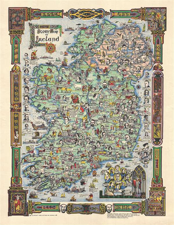 Story Map of Ireland. - Main View