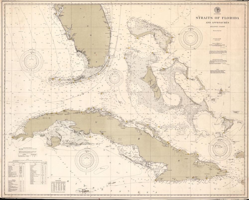 Straits of Florida and Approaches. Atlantic Coast. - Main View
