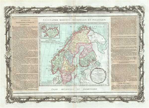 La Suede et La Norwege Avec l'Islande. - Main View