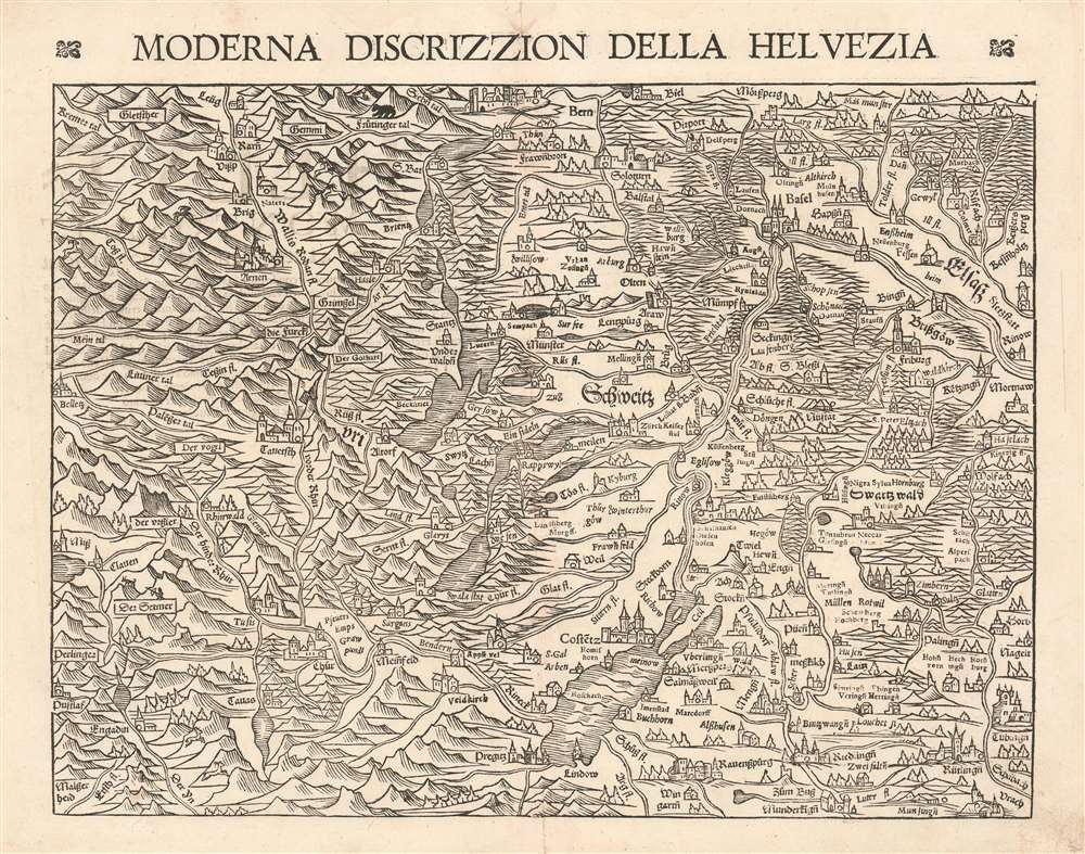 Moderna Discrizzion Della Helvezia. - Main View
