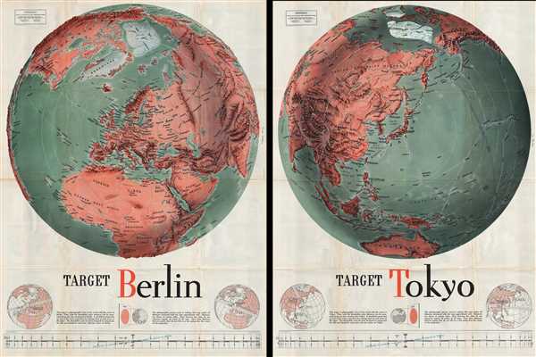 Target Tokyo; Newsmap. Monday, October 18, 1943.  /  Target Berlin; Newsmap. Monday, October 25, 1943. - Main View