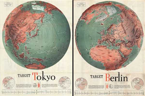 Target Tokyo; Newsmap. Monday, October 18, 1943. / Target Berlin; Newsmap. Monday, October 25, 1943. - Main View