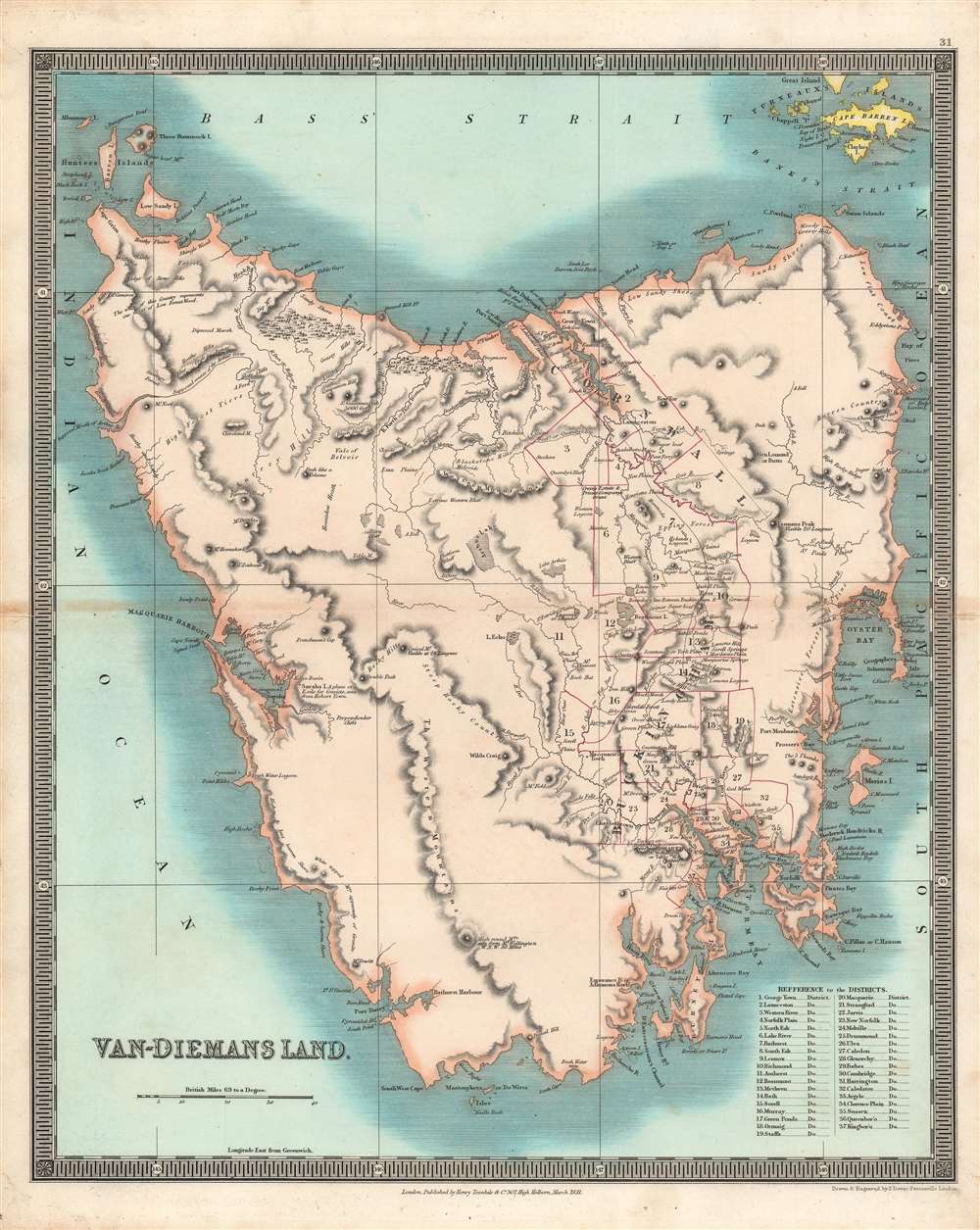 Van-Diemans Land. - Main View