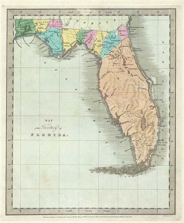 Map of the Territory of Florida. - Main View