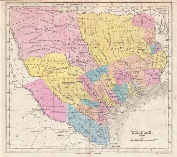 Texas In 1836 Geographicus Rare Antique Maps