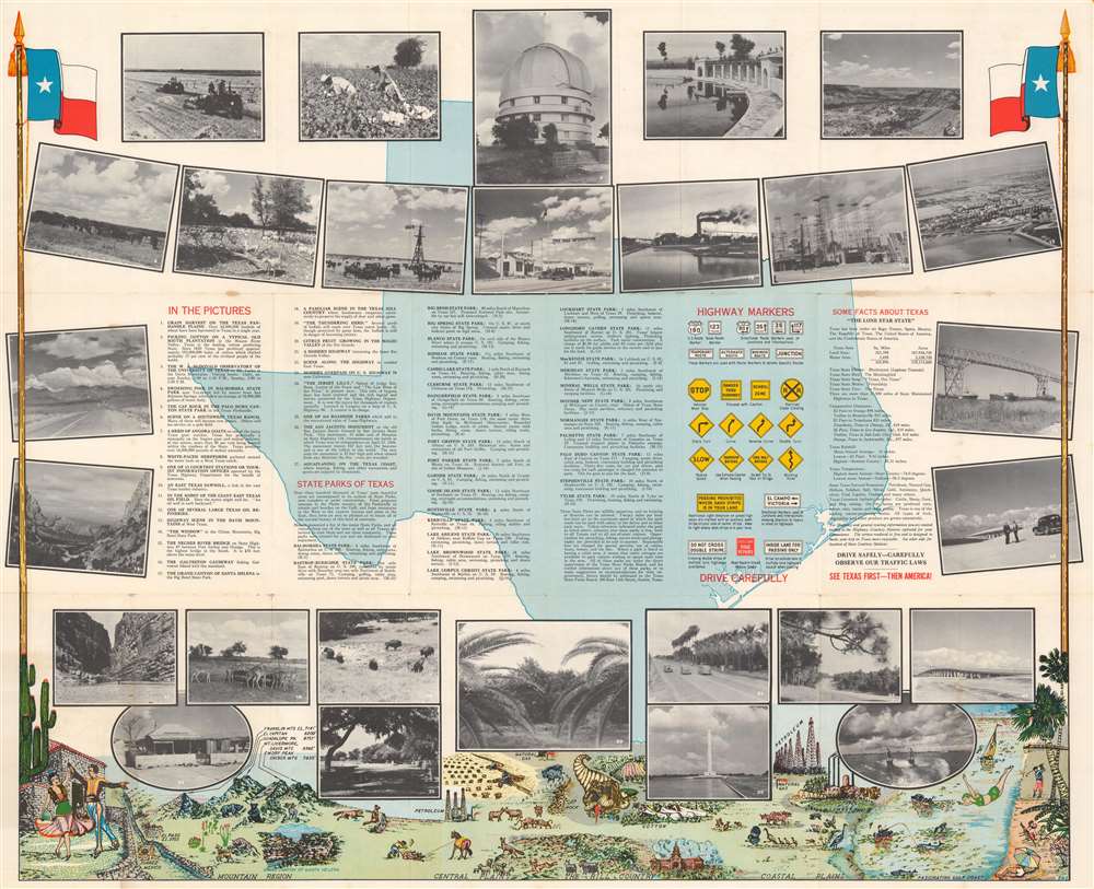 Texas Highway Map. 1941 Summer Edition. - Alternate View 2