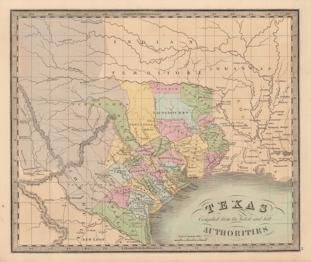 Texas Compiled from the latest and best Authorities. - Main View