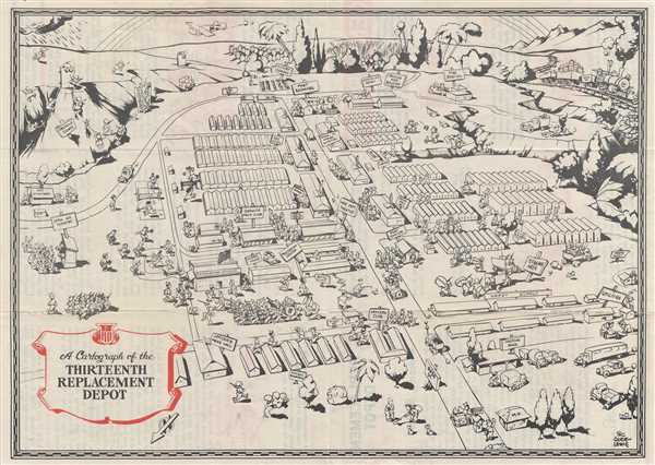 A Cartograph of the Thirteenth Replacement Depot. - Main View