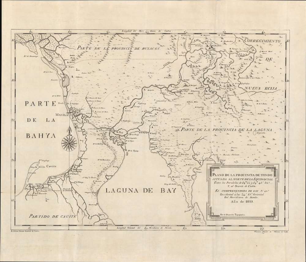 Plano de la Prouincia de Tondo situada al Norte de la Equinocial. - Main View